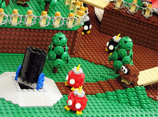 Illustration for article titled Super Mario 64's Iconic First Stage In LEGO Form